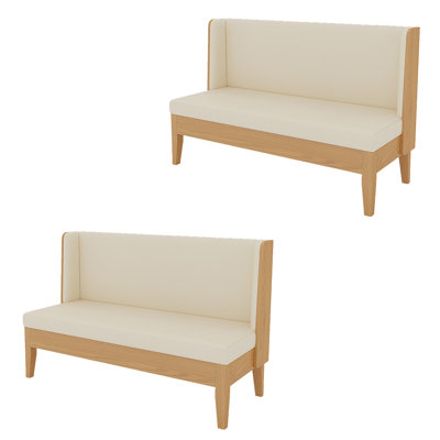 Banc rembourré en similicuir