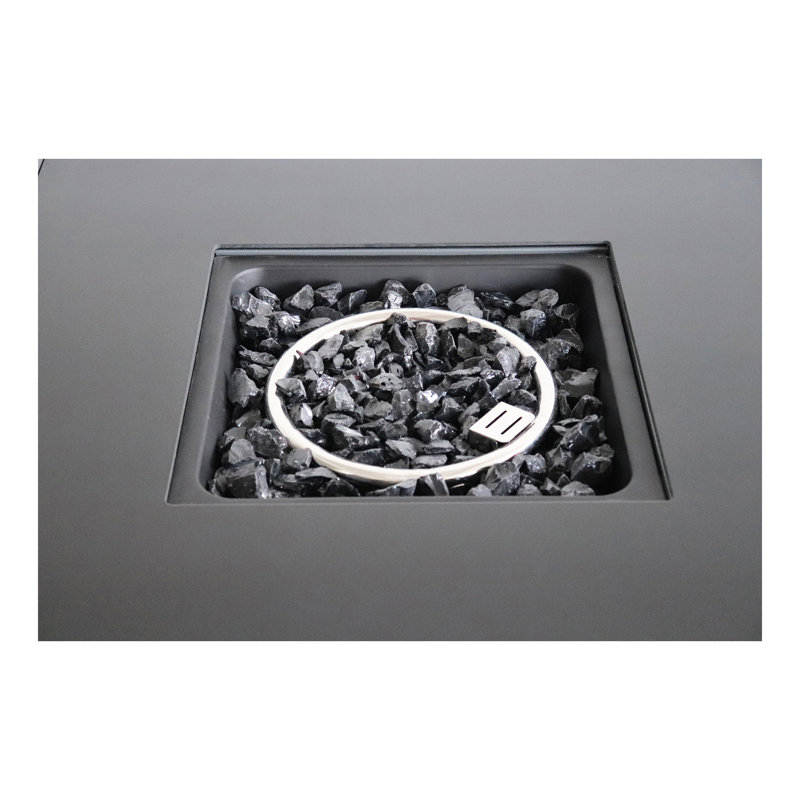Fire Pit for Outdoor Home Garden Backyard Fireplace (30 Inch Steel Grey)