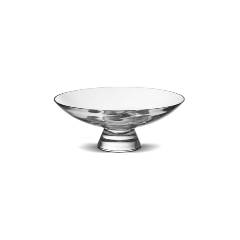 Silhouette Serving Bowl, 2.36'' H x 6.3'' W x 6.3'' D, Clear