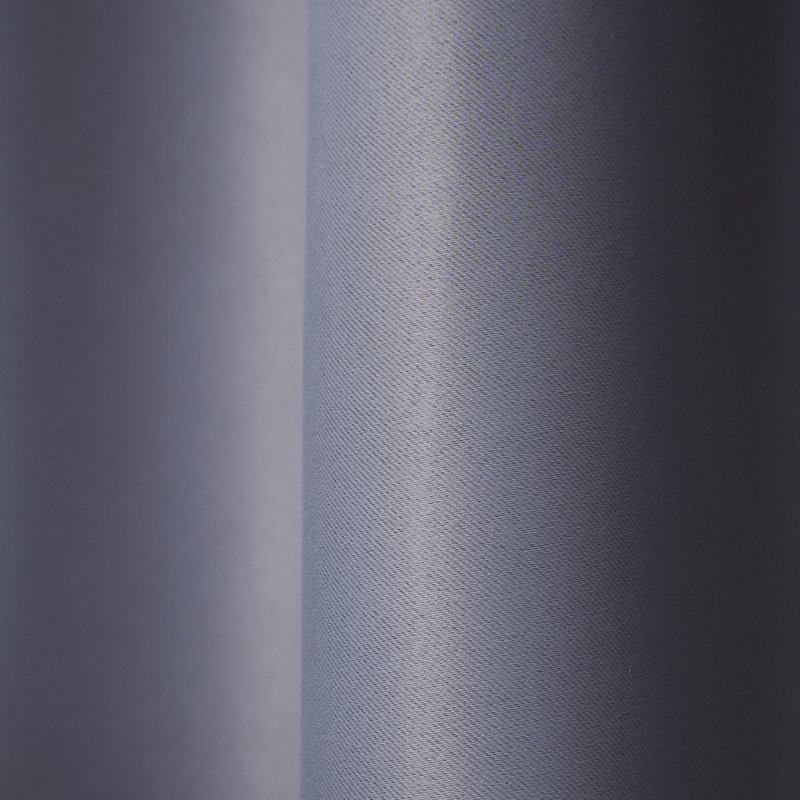 Night Blackout Single Curtain Panel, Dark Gray, 57.09" W x 109.2" L