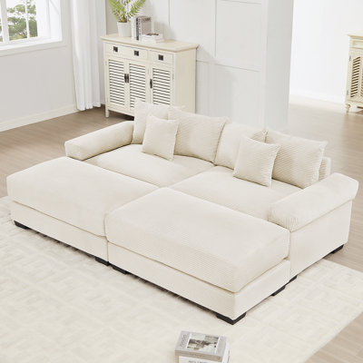 Canapé modulaire surdimensionné 82,6 po Cloud