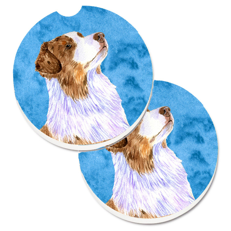 Sous-verre barbu collie voiture, Berger australien