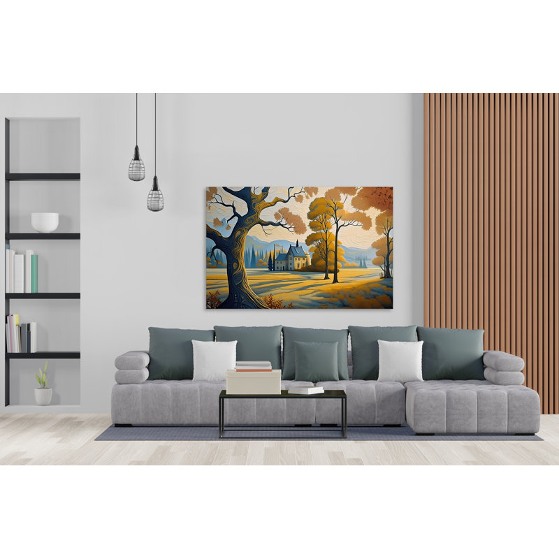 Quiet Homestead, 20" H x 30" W