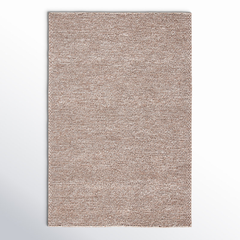 Tapis brun fait à la main Elle, Rectangulaire 2 pi x 3 pi