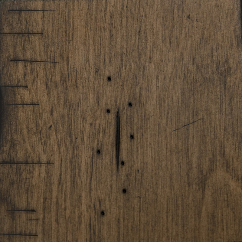 Solid Wood Top End Table with Storage