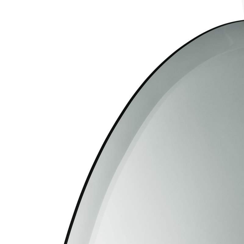 Miroir décoratif biseauté moderne et contemporain Provenzano, 36 po x 24 po