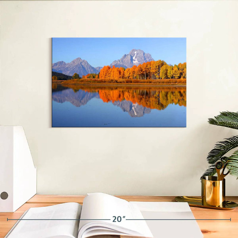 Alvord Grand Teton Autumn Lake, H 8 po x l 12 po