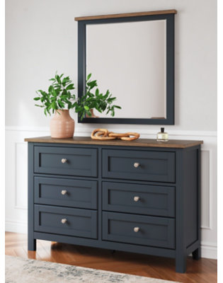 Commode et miroir Landocken