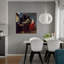 The Wine Classic Abstract Contemporary Architecture Wall Art Print by Johannes Vermeer - Wrapped Canvas Print-270883489