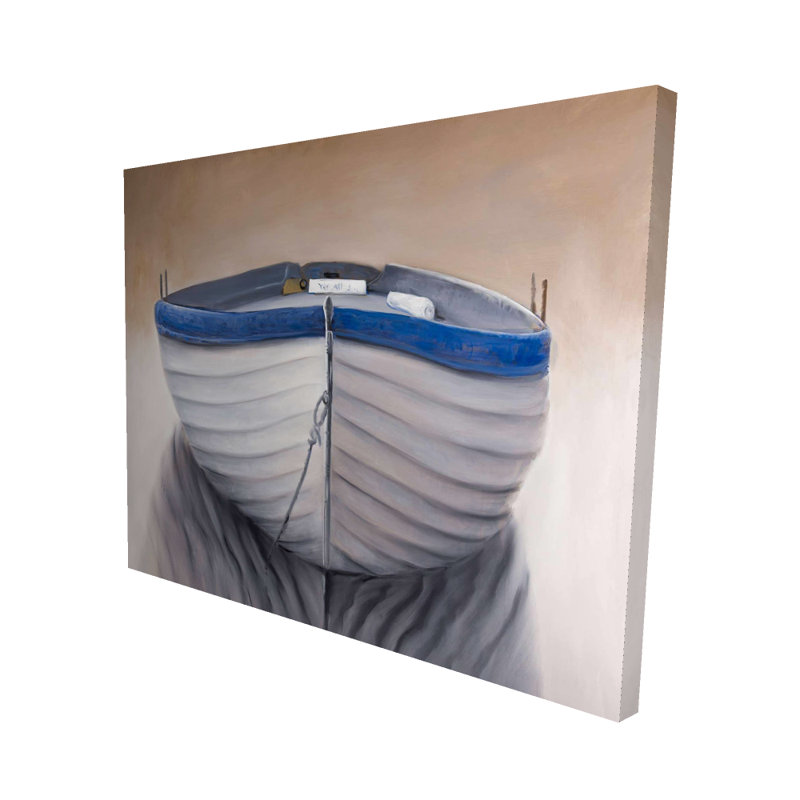Canot-bateau - Toile bleue pour la chambre à coucher | Art élégant