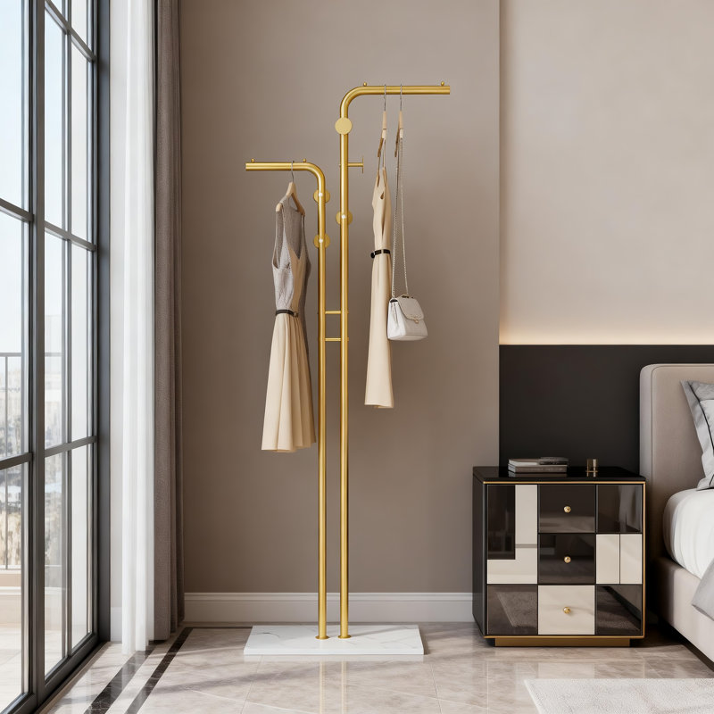 Heston Freestanding 5 - Hook Coat Rack