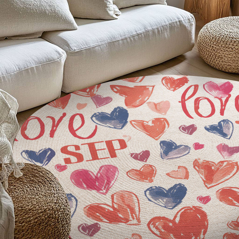 Tapis tressé Valentin, Rond 5 pi