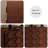 Modern Brown Solid Wood Accent Cabinet