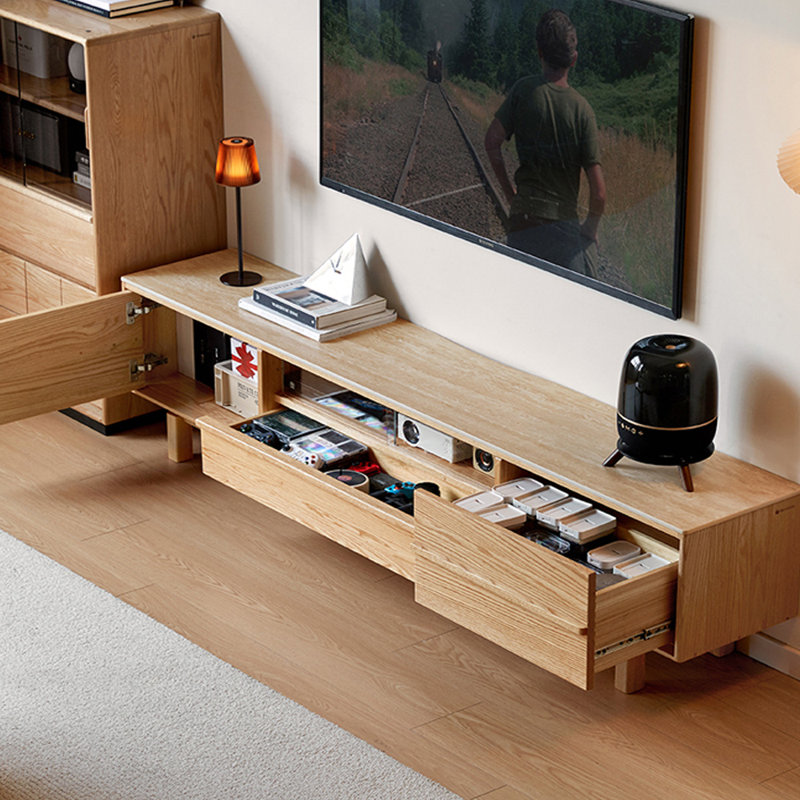 Meuble de rangement moderne et minimaliste pour meuble télé, H 19,17 po x l 78,9 po x P 13,86 po