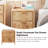 Manish Rustic Farmhouse 2 - Drawer Nightstand with Burl Finish-1907514495