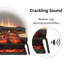 BASKET FLAMME 58cm W Black Electric Fireplace-2018135387