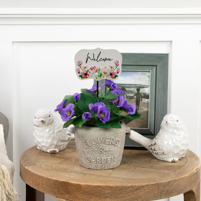 Piquet de jardin floral