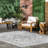 Honiton Abstract Blue Area Rug-1770349429
