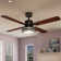 Ebern Designs 52”Modern Ceiling Fan With Light And Remote Control