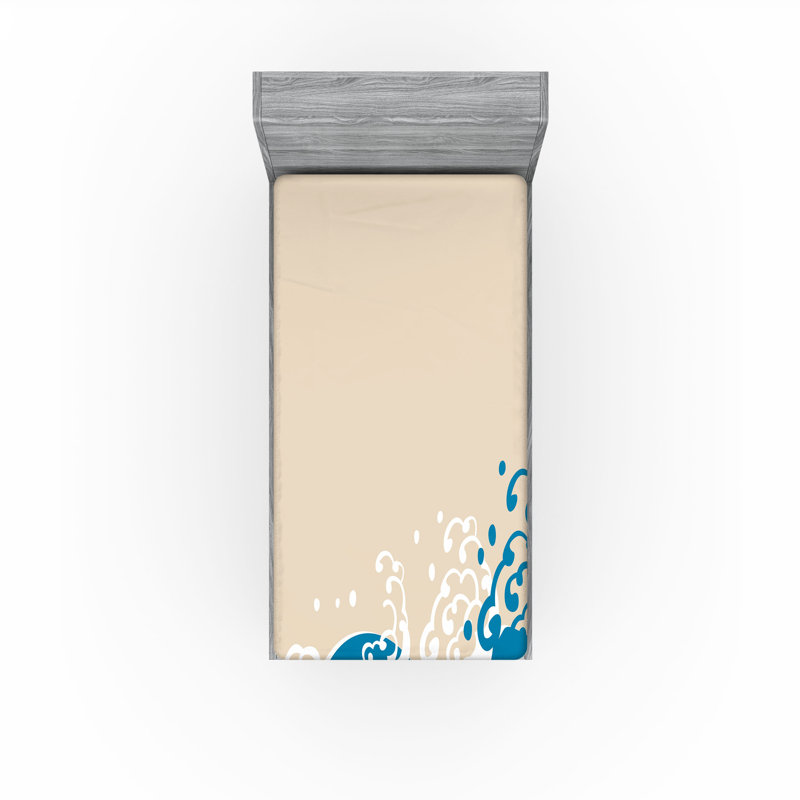 Ensemble de 2 drap-housse Ambesonne, Drap-housse pour lit simple TG
