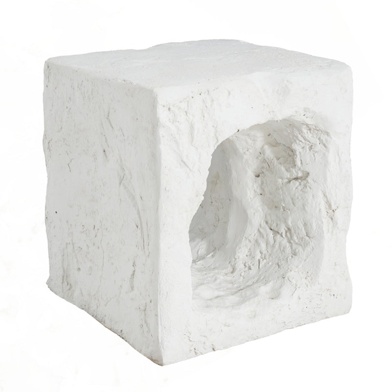 Outdoor Patio MGO Side Table, White 883W
