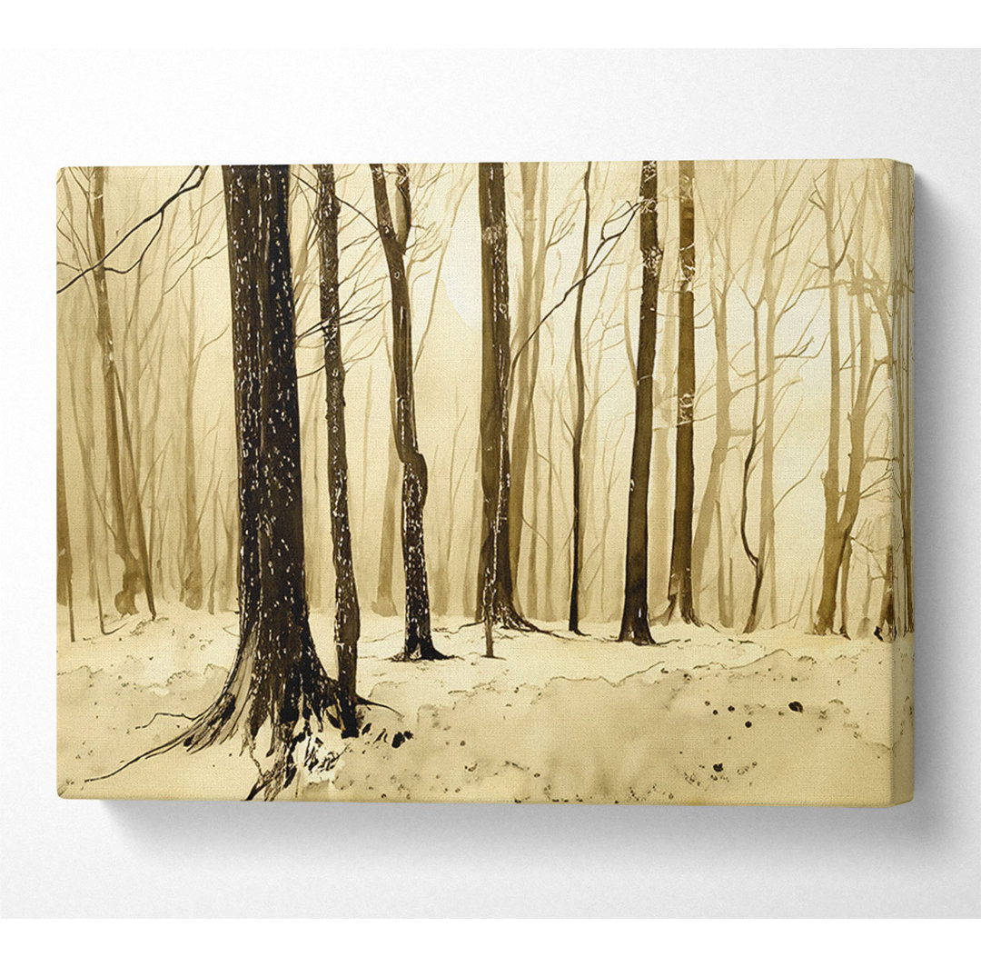 Winter Woodland Snow - Druck