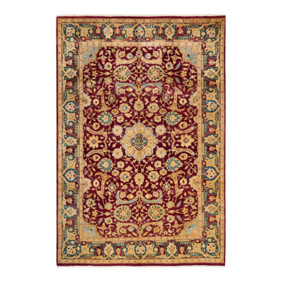 Classic One-of-a-Kind 6' 1" X 9' 2" Hand Knotted Area Rug