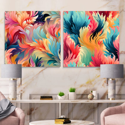 Puteaux - Abstract Acrylic Wall Art Glass Set Of 2