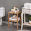 Armoire de rangement accent, support de rangement multifonctionnel, support d'angle, support de salle de bain