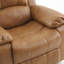 Fauteuil inclinable et oscillant en cuir Charlotte