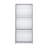 Note 47" Tall Three-Tier Ladder Bookcase White