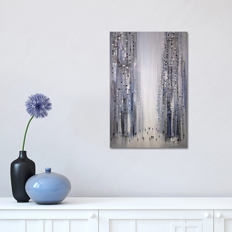 «A City Dreaming» par Ekaterina Ermilkina, reproduction d'art sur toile tendue, H 18 po x l 12 po x P 1,5 po