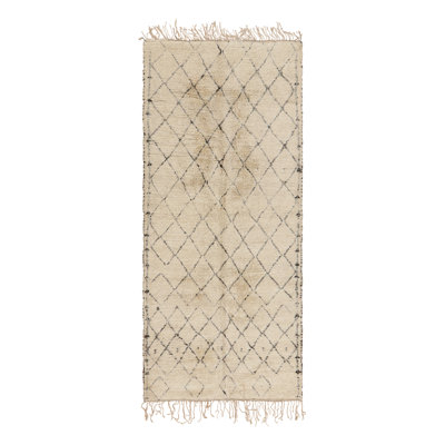 One-of-a-Kind 6'7”x14' Hand Knotted Area Rug