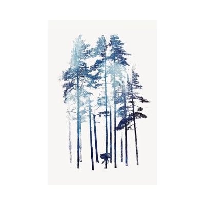 Winter Wolf 1 Piece Wrapped Canvas Painting