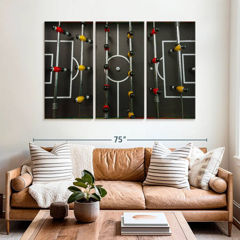 Foosball Table Game, 20" H x 33" W