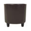 Boles Faux Leather Barrel Chair
