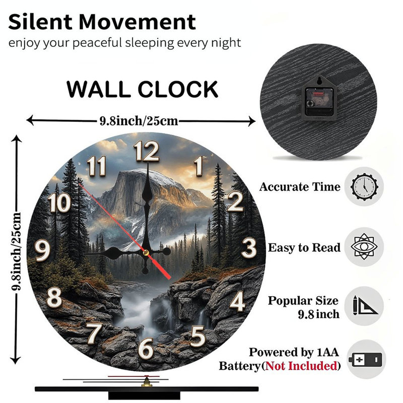 Decorative Raven Clock