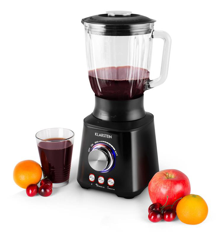 Klarstein Herakles 3 Speed 1500ml Countertop Blender, Black