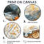 Germut fleurs d'automne brunes sur glissades sur bois II - Art mural fleurs sauvages-394196440-394196435-394196433