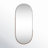 Mantra Stainless Steel Oval Mirror-1942096201
