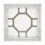 Miroir mural 48 po x 48 po de style antique avec cadre en miroir