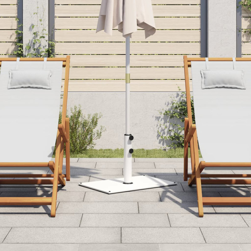 17.05kg Steel Umbrella Base, White