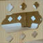 Table basse ovale