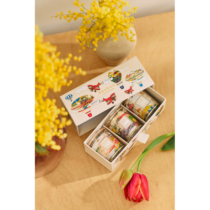 TRIO TRAVEL CANDLES PROVENCE-MONACO-COTE D'AZUR