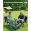 Rectangular Metal Folding Outdoor Camping Table , 56cm cm W 56cm cm D