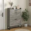 Armoire à chaussures étroite, armoire de rangement à chaussures industrielle avec 2 tiroirs rabattables, tablettes réglables et tiroir supérieur, rangement pour chaussures dissimulé pour 12 paires de chaussures-1309124358