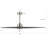 Antinisha 60" Solid Wood 3-Blade Propeller LED Ceiling Fan with Light Kit and Remote Control-137683905