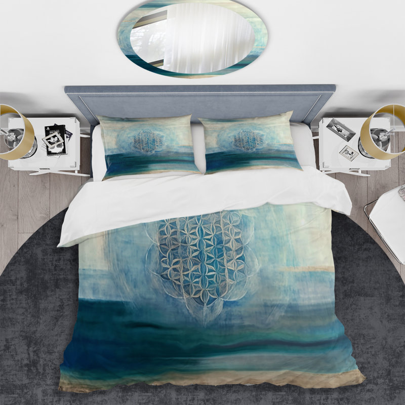 Ensemble de housse de couette en microfibre / polyester Old Sacred Retro Designs IV