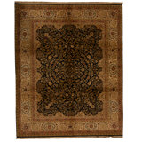 Wool No Pattern And Not Solid Color Area Rug in Cream