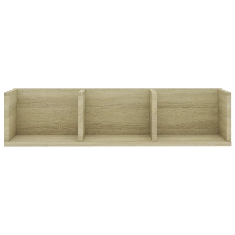 Elzia 3 Piece Floating Shelf, Sonoma Oak
